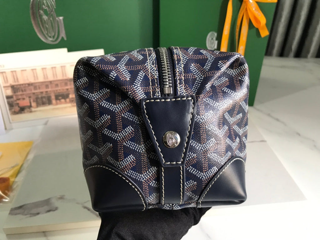 Goyard Toilet 25 Bag GY020590 Navy Blue