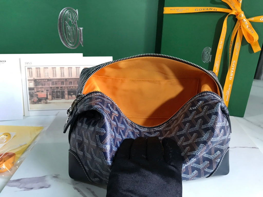 Goyard Toilet 25 Bag GY020590 Navy Blue