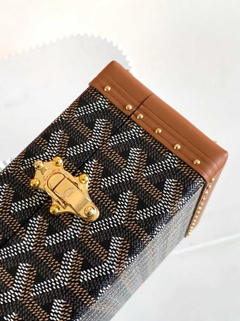 Goyard Travel bags Watch Case GY030290 Tan