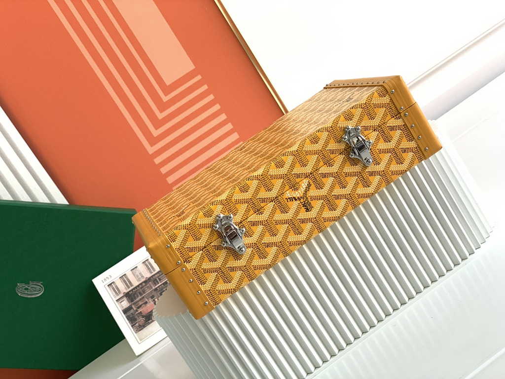 Goyard Travel bags Watch Case GY030290 Yellow