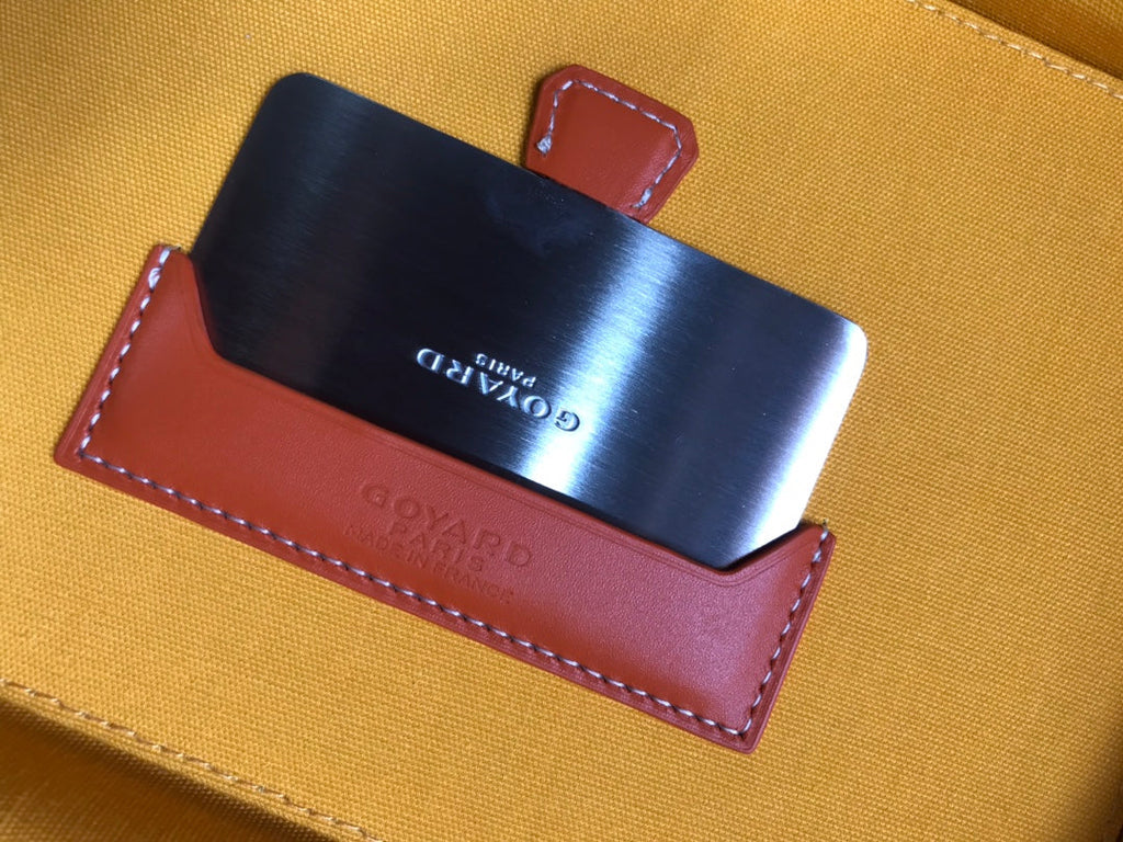Goyard Vanity Case GY020185 Goyardine Canvas Orange