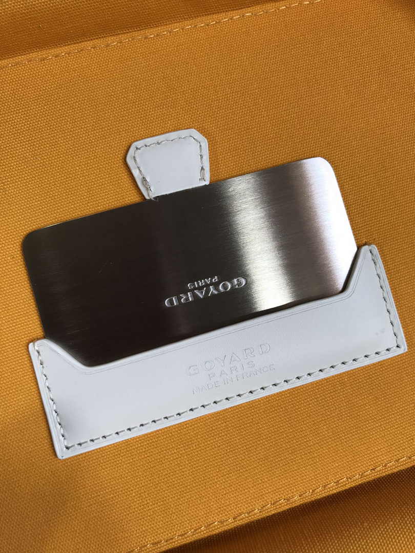 Goyard Vanity Case GY020185 Goyardine Canvas White