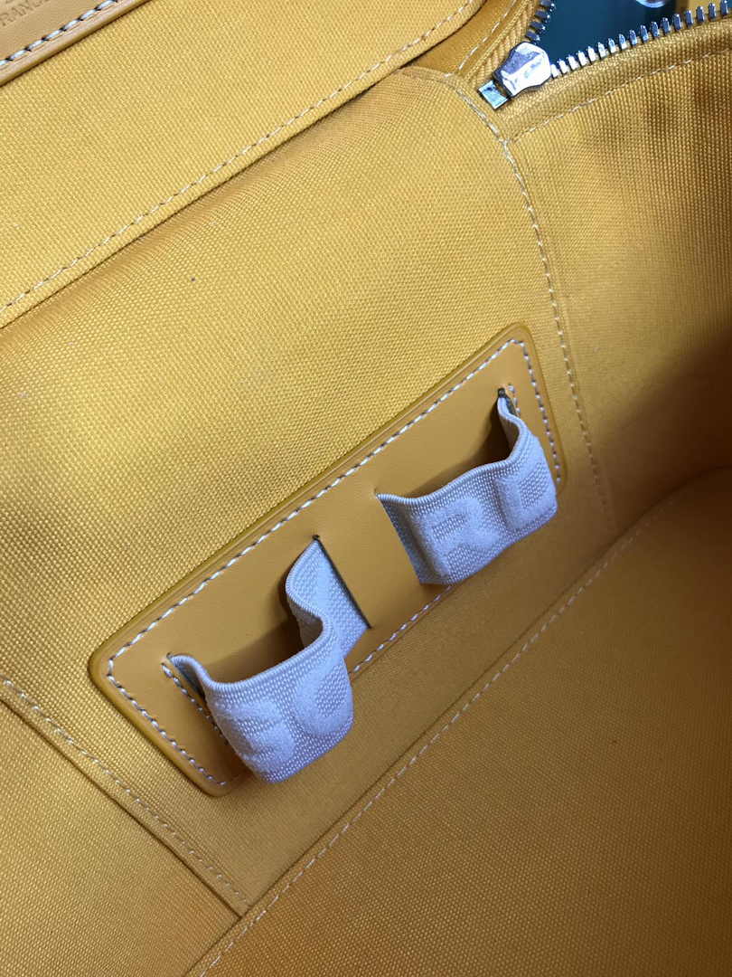 Goyard Vanity Case GY020185 Goyardine Canvas Yellow