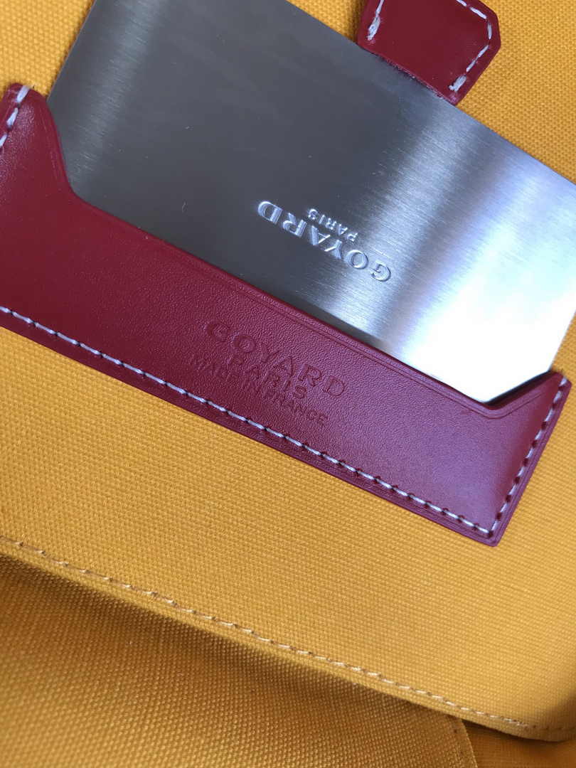 Goyard Vanity Case GY020185 Goyardine Canvas Red