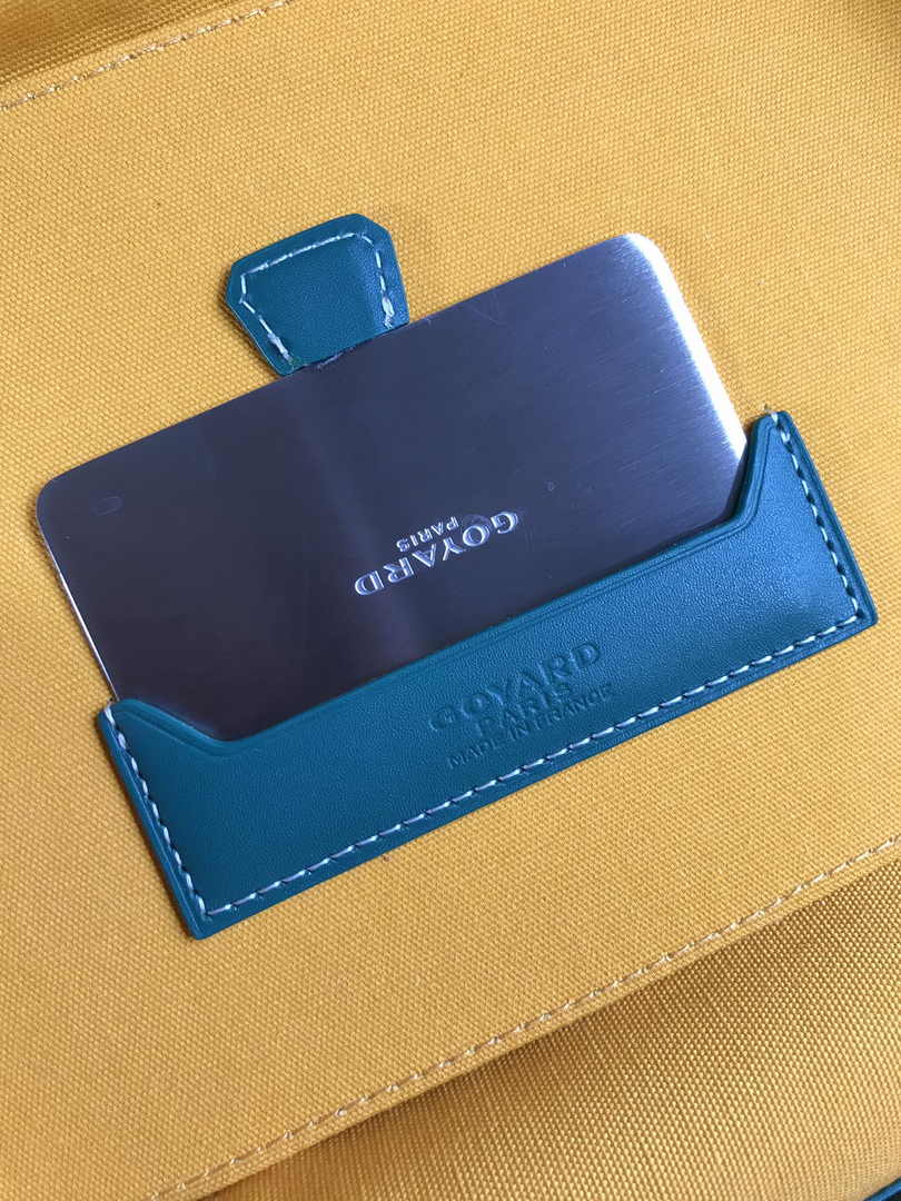 Goyard Vanity Case GY020185 Goyardine Canvas Green