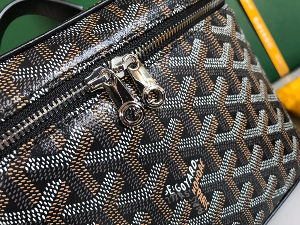 Goyard Vanity Case GY020185 Goyardine Canvas Black
