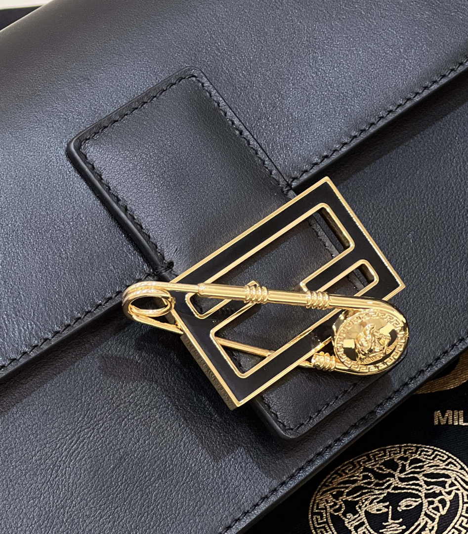 Fendi x Versace Fendace Brooch Baguette NM Bag 8BS068 Black - Default Title - View 5
