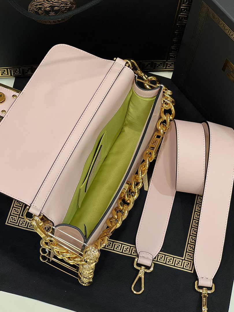 Fendi x Versace Fendace Brooch Baguette NM Bag 8BS068 Pink - Default Title - View 4