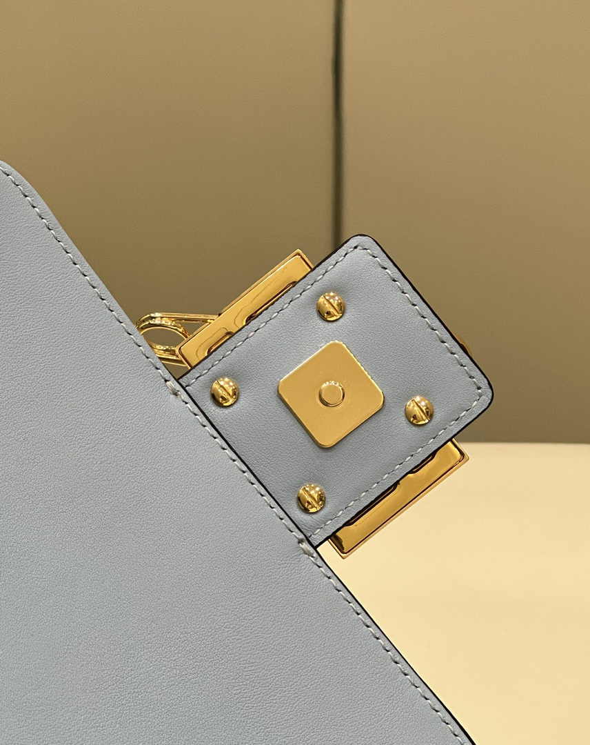 Fendi x Versace Fendace Brooch Baguette NM Bag 8BS066 Blue - Default Title - View 6