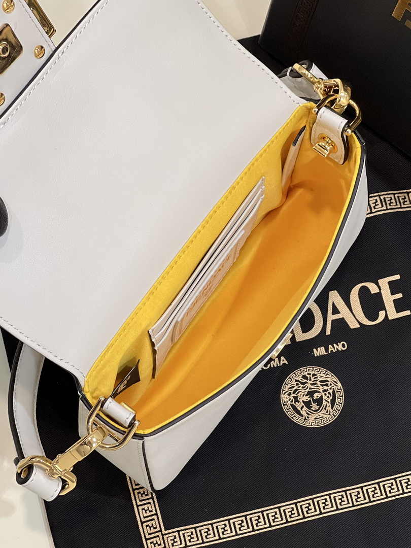 Fendi x Versace Fendace Brooch Baguette NM Bag 8BS066 Beige - Default Title - View 9