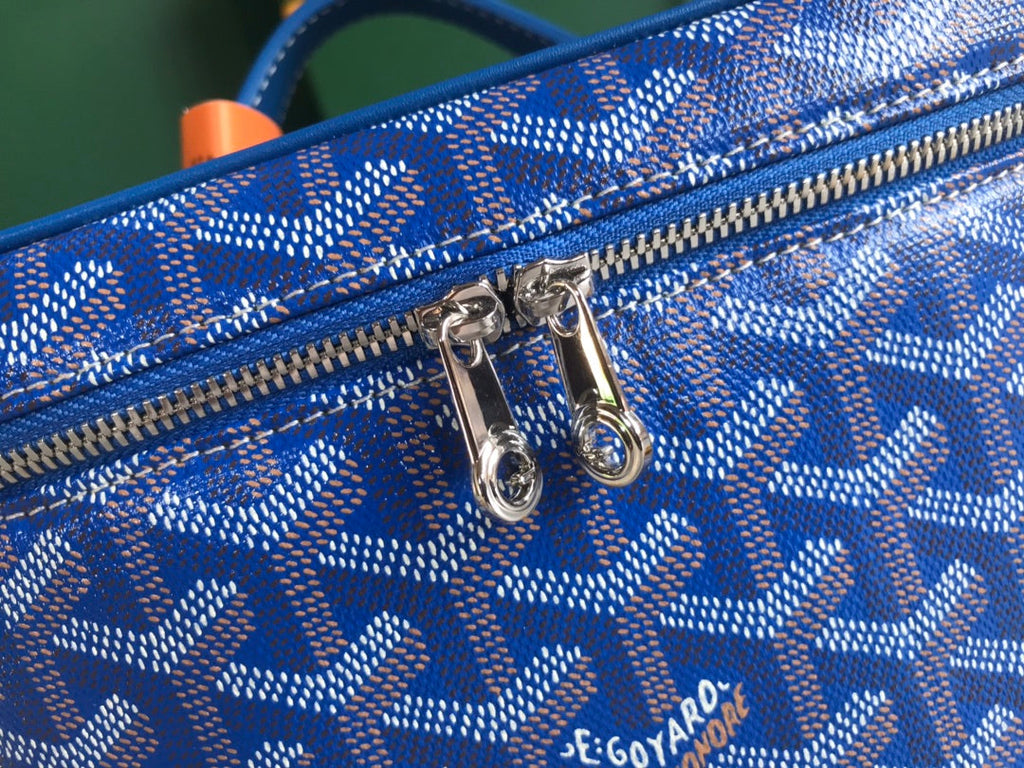 Goyard Vanity Case GY020185 Goyardine Canvas Blue