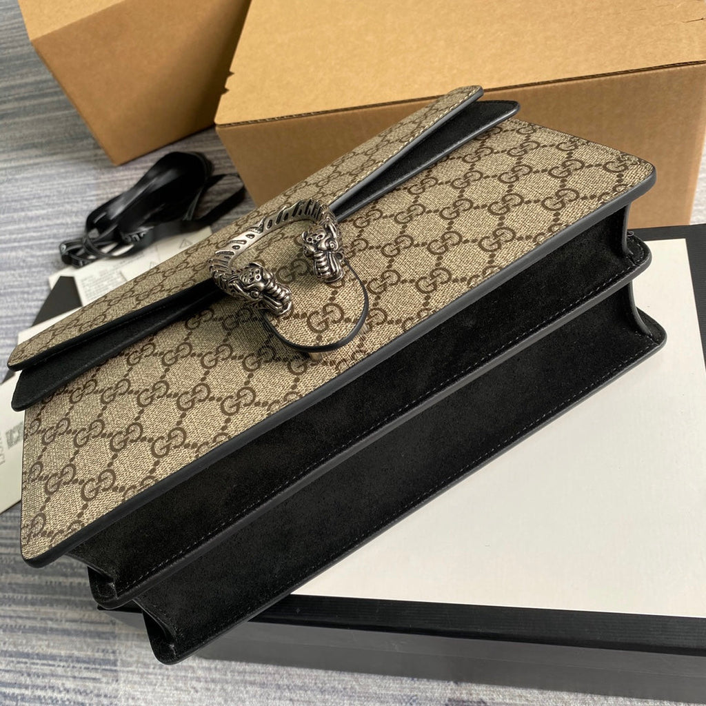 Gucci 400249 Dionysus small GG shoulder bag Black