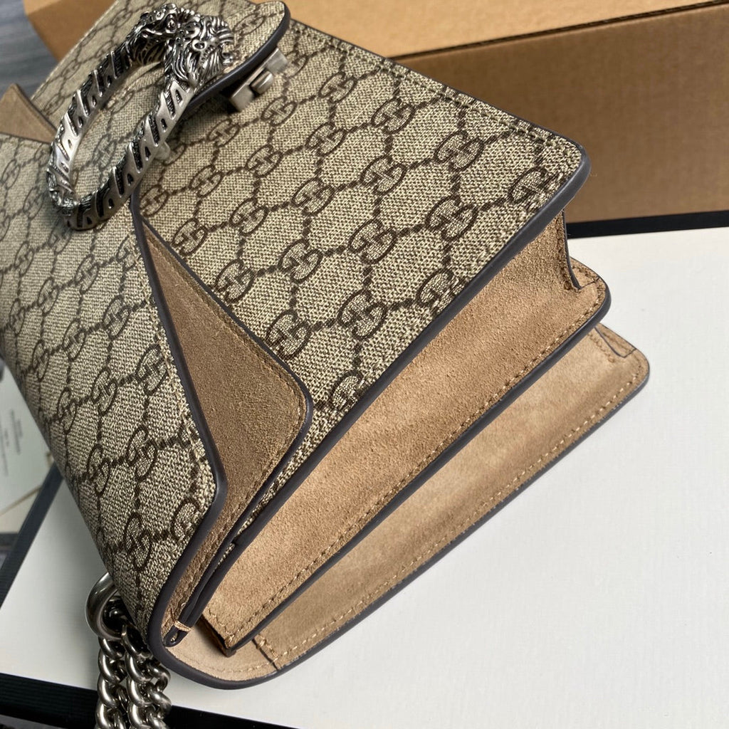 Gucci 400249 Dionysus small GG shoulder bag Beige