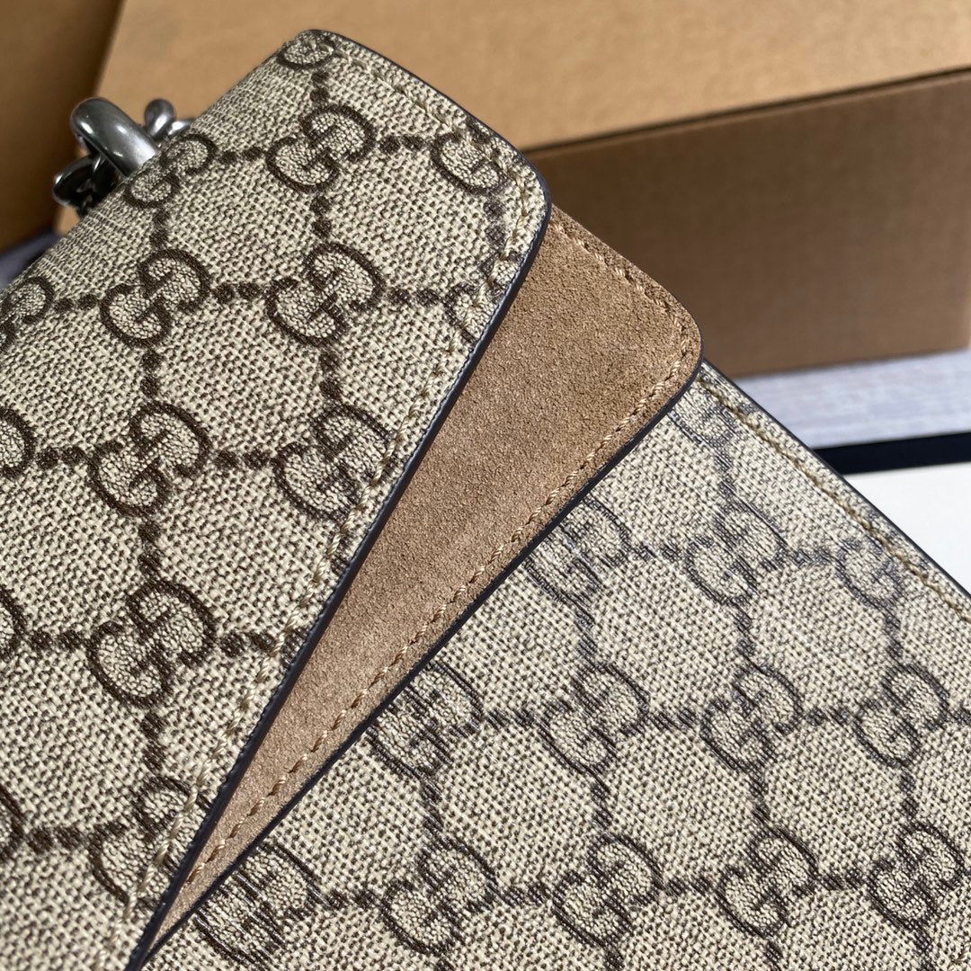 Gucci 400249 Dionysus small GG shoulder bag Beige