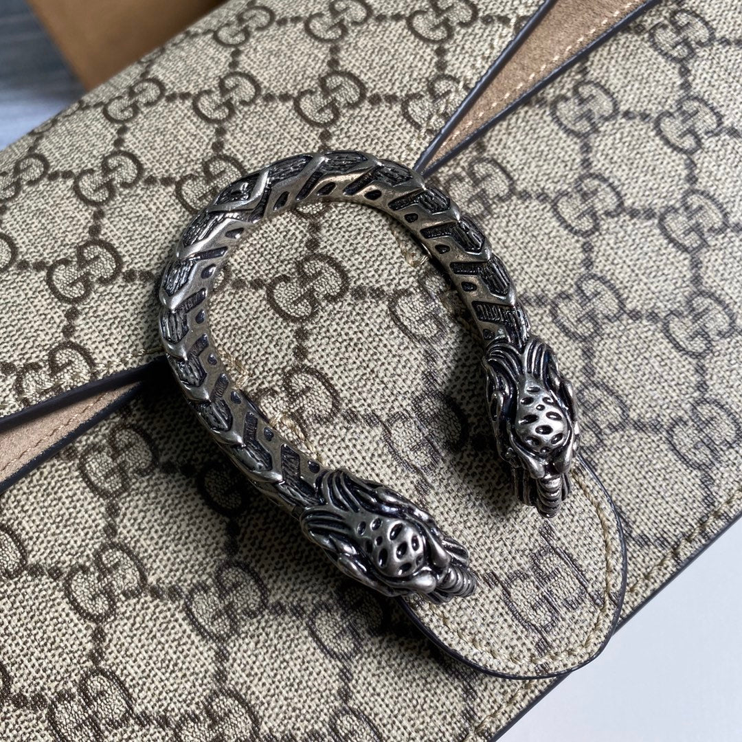 Gucci 400249 Dionysus small GG shoulder bag Beige
