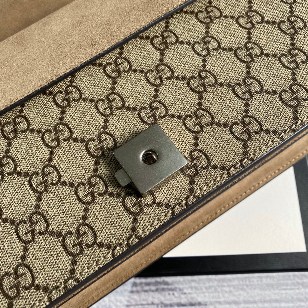 Gucci 400249 Dionysus small GG shoulder bag Beige