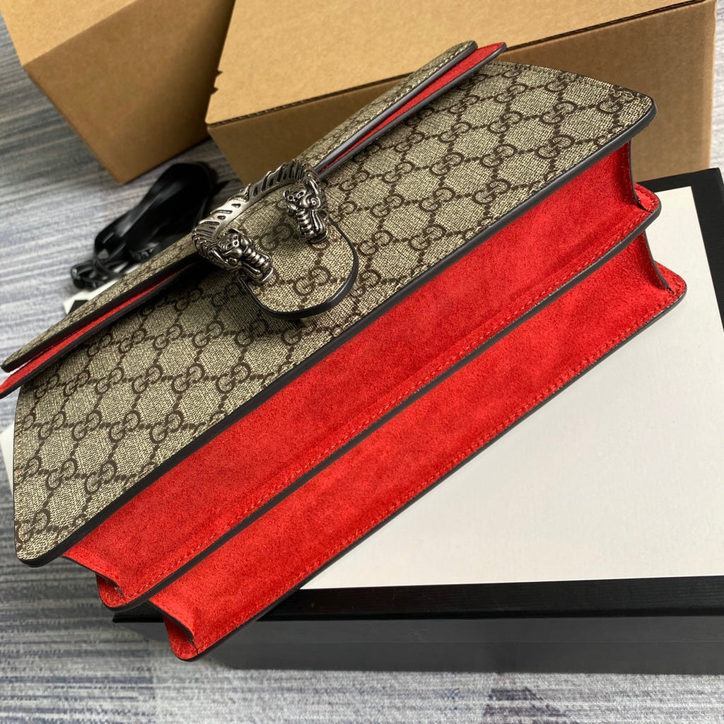 Gucci 400249 Dionysus small GG shoulder bag Red