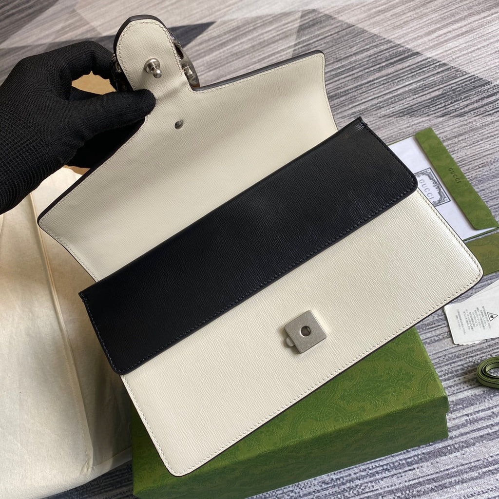 Gucci 400249 Dionysus small shoulder bag yellow white