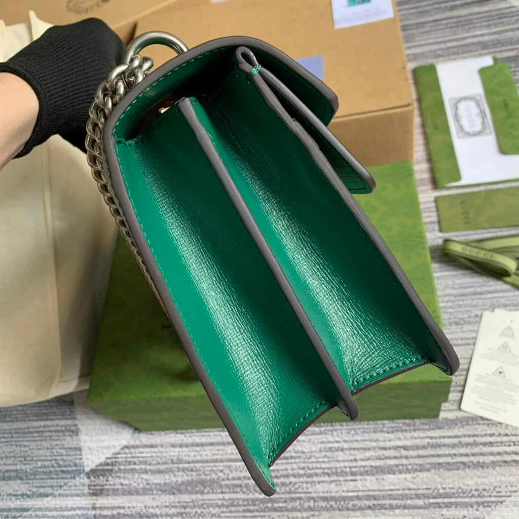 Gucci 400249 Dionysus small shoulder bag green