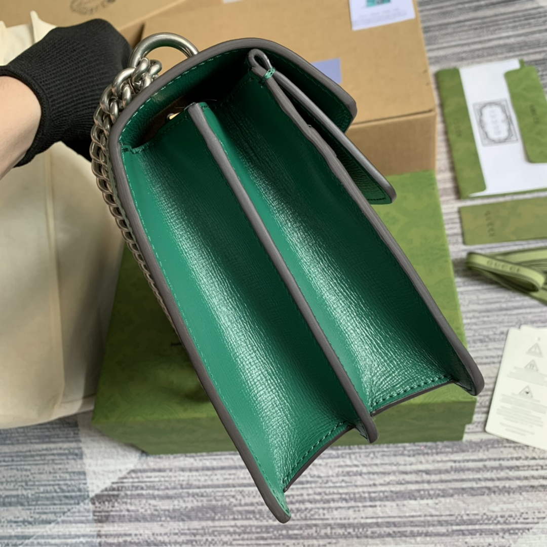 Gucci 400249 Dionysus small shoulder bag green