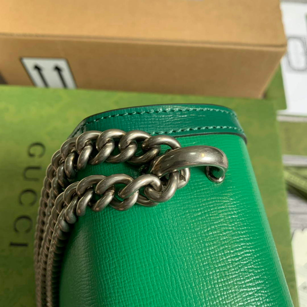 Gucci 400249 Dionysus small shoulder bag green