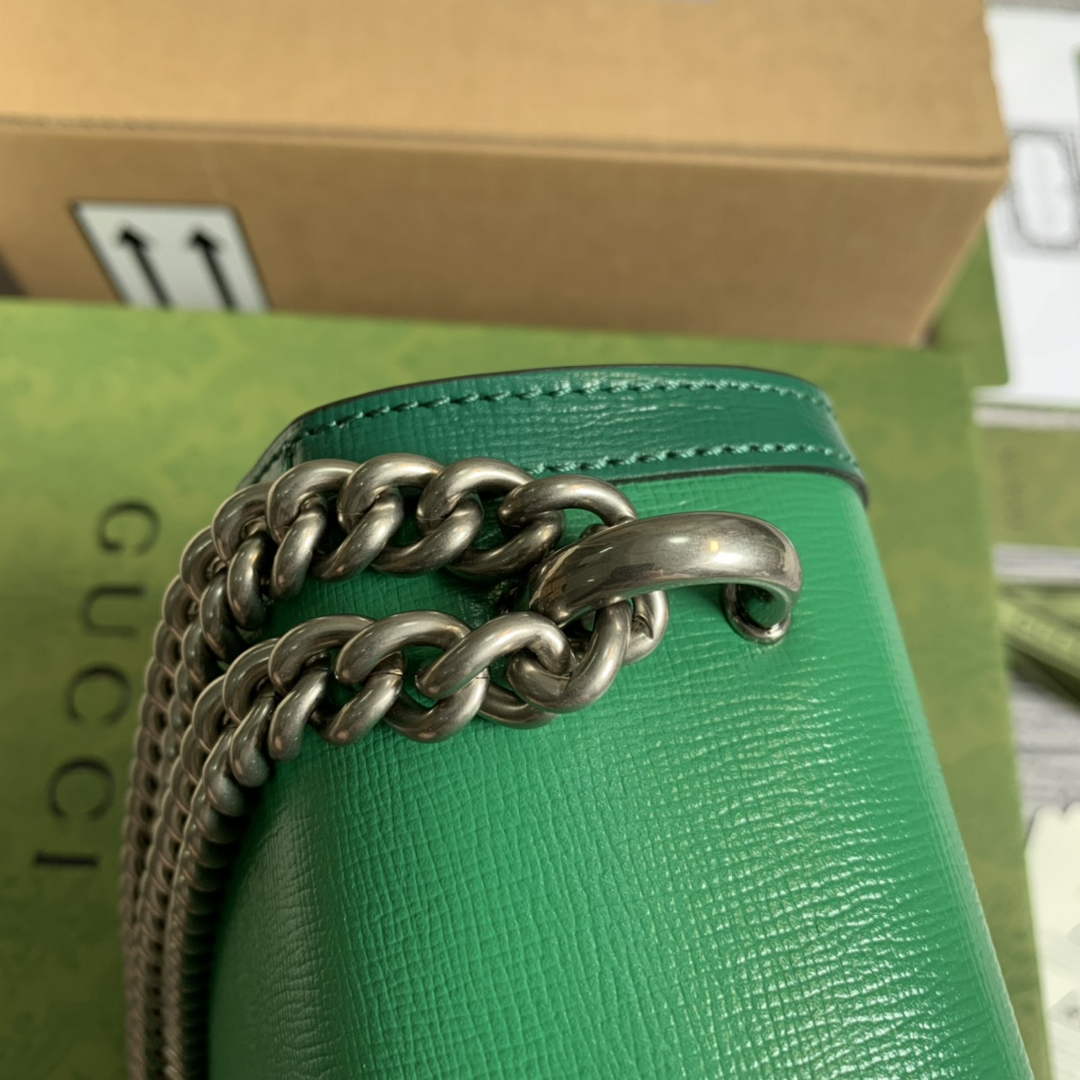 Gucci 400249 Dionysus small shoulder bag green