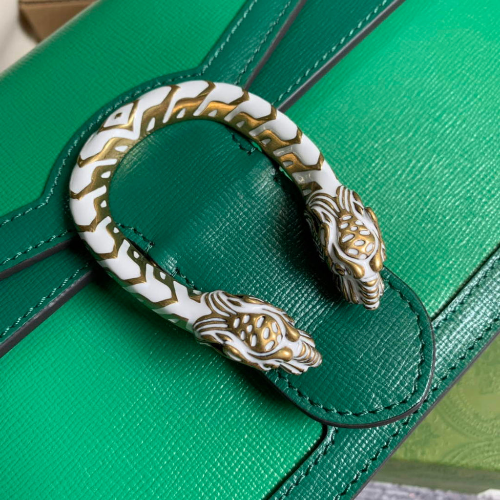 Gucci 400249 Dionysus small shoulder bag green