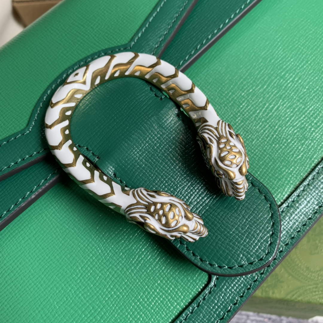 Gucci 400249 Dionysus small shoulder bag green