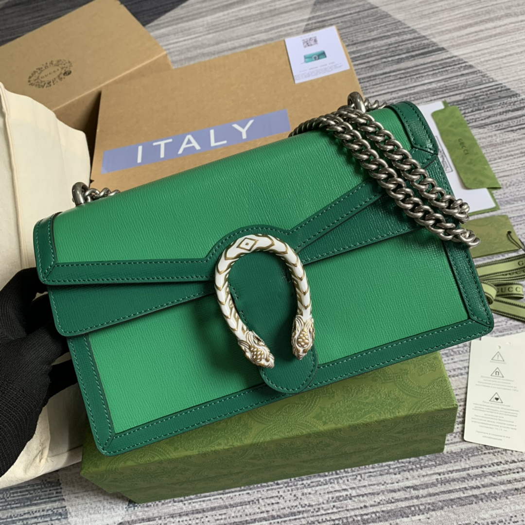 Gucci 400249 Dionysus small shoulder bag green