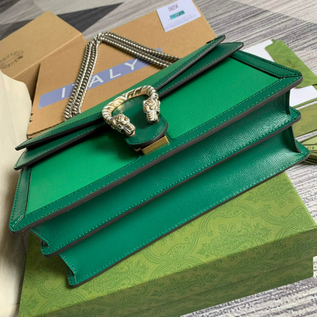 Gucci 400249 Dionysus small shoulder bag green