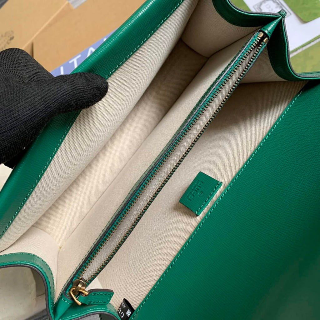Gucci 400249 Dionysus small shoulder bag green