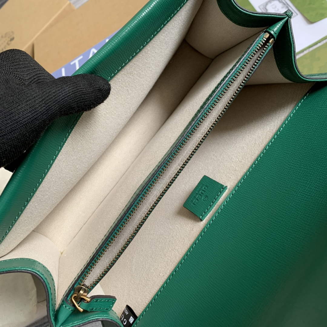 Gucci 400249 Dionysus small shoulder bag green