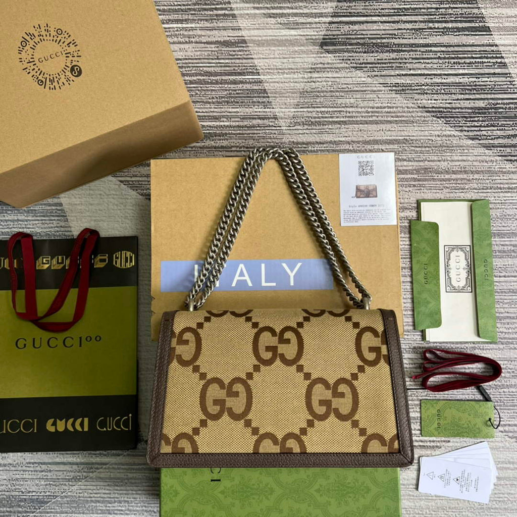 Gucci 400249 Dionysus small shoulder bag Camel