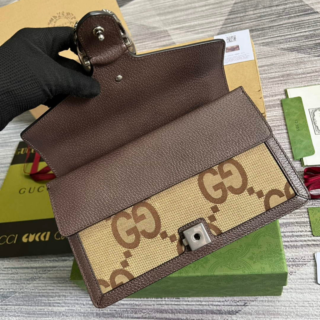 Gucci 400249 Dionysus small shoulder bag Camel