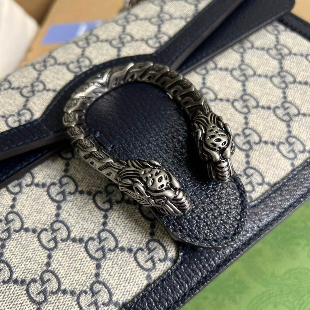 Gucci 400249 Dionysus small shoulder bag blue