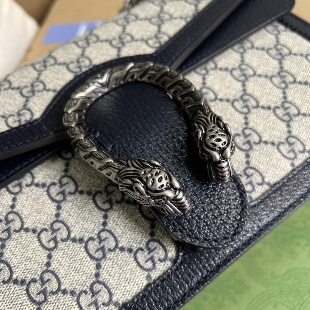 Gucci 400249 Dionysus small shoulder bag blue