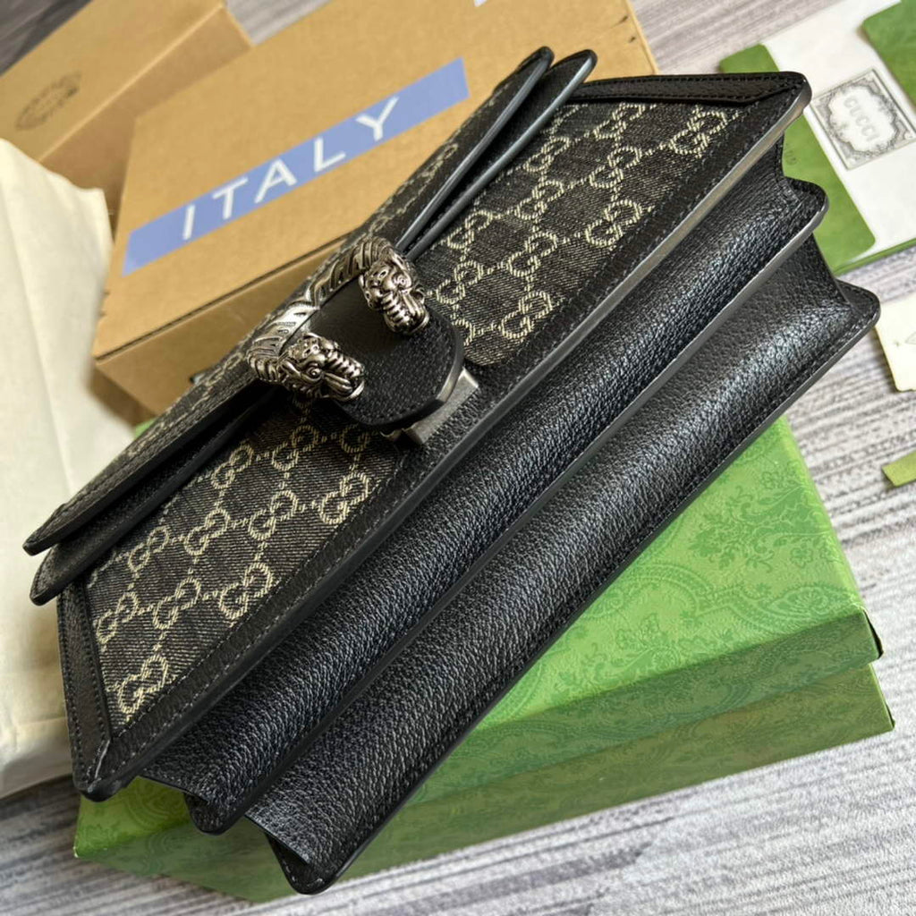 Gucci 400249 Dionysus small shoulder bag black
