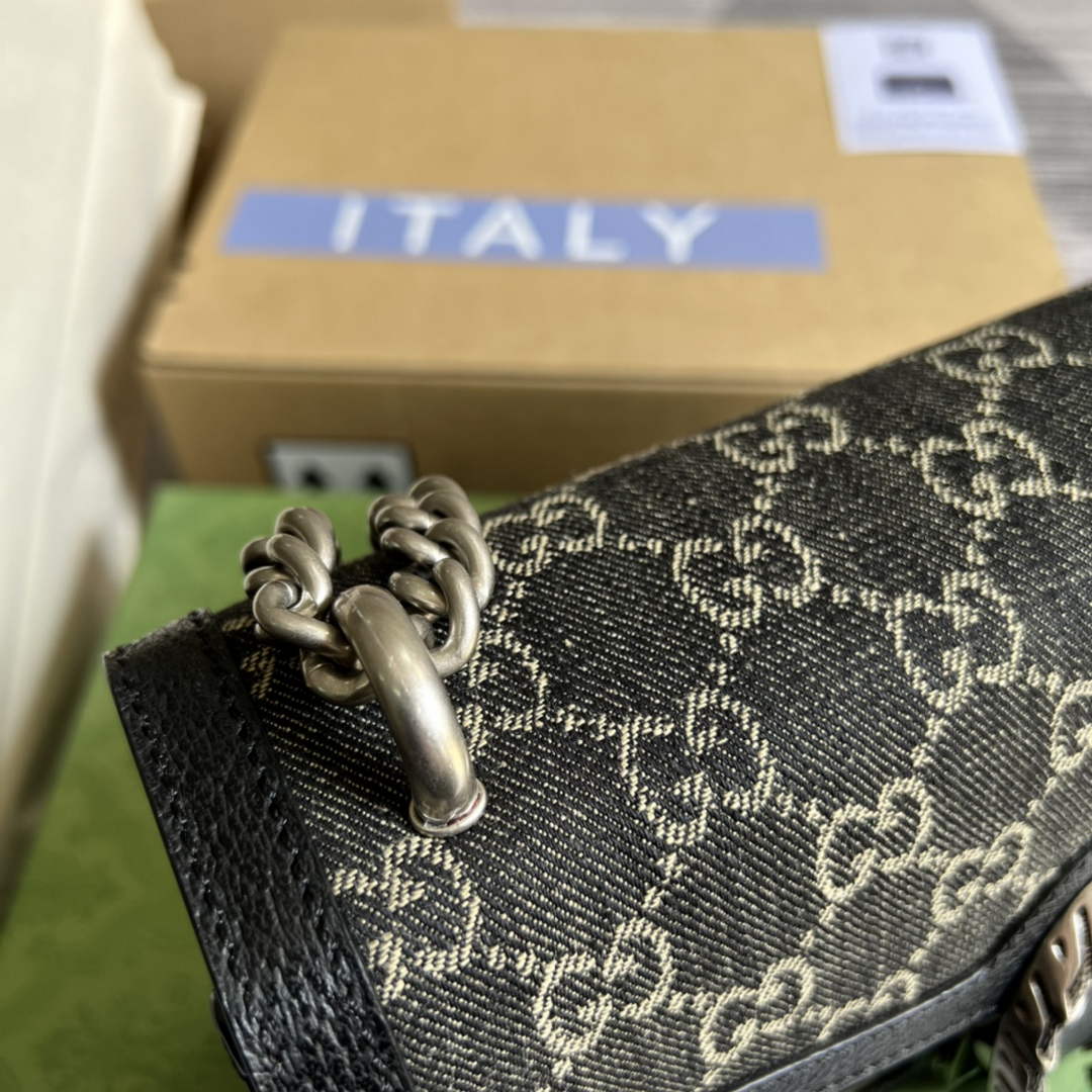 Gucci 400249 Dionysus small shoulder bag black