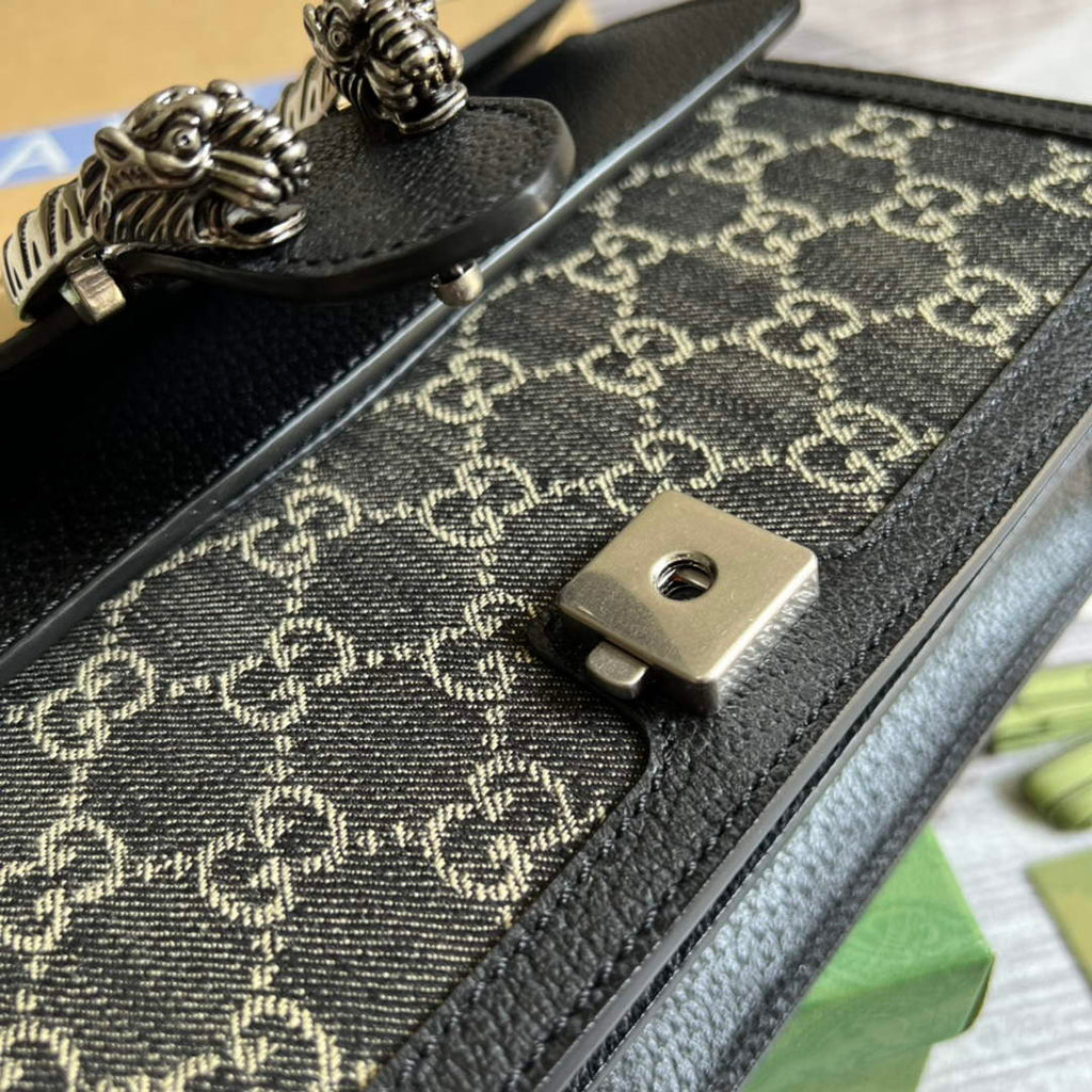 Gucci 400249 Dionysus small shoulder bag black
