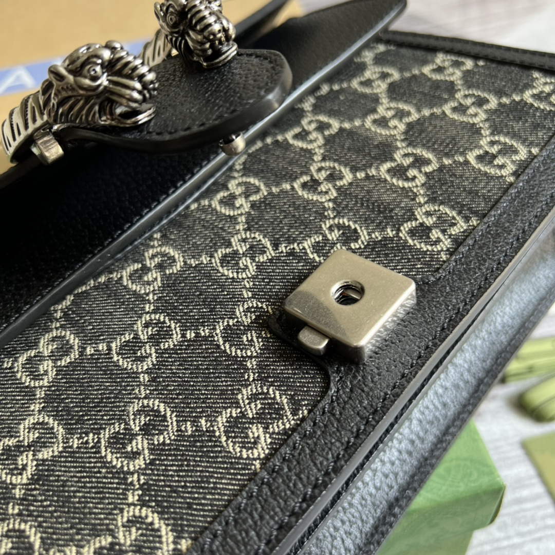 Gucci 400249 Dionysus small shoulder bag black