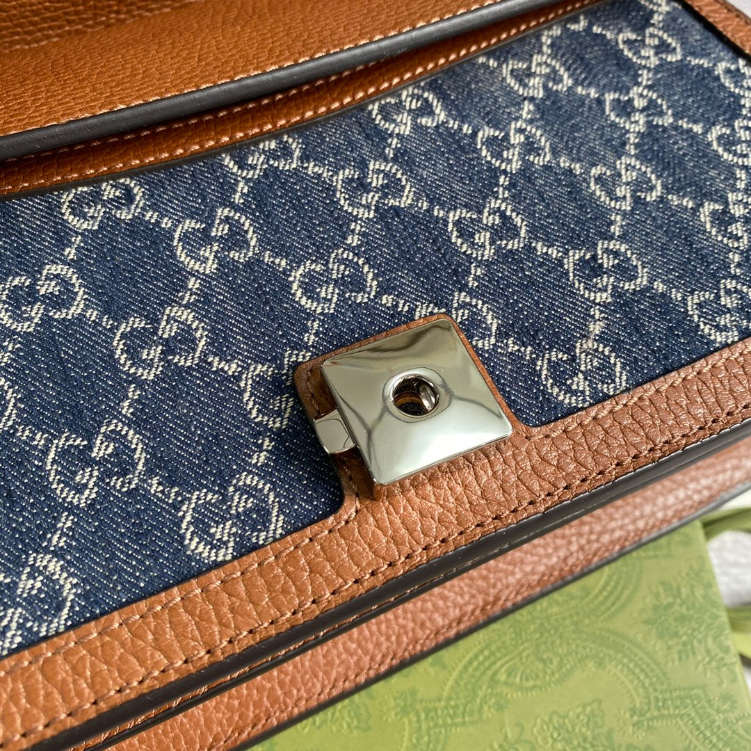 Gucci 400249 Dionysus small shoulder bag dark blue