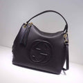 Gucci 408825 SOHO 2way Shoulder Bag In Black Leather