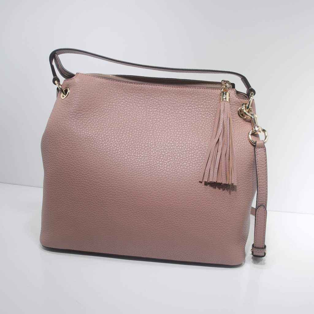 Gucci 408825 SOHO 2way Shoulder Bag In Light Pink Leather