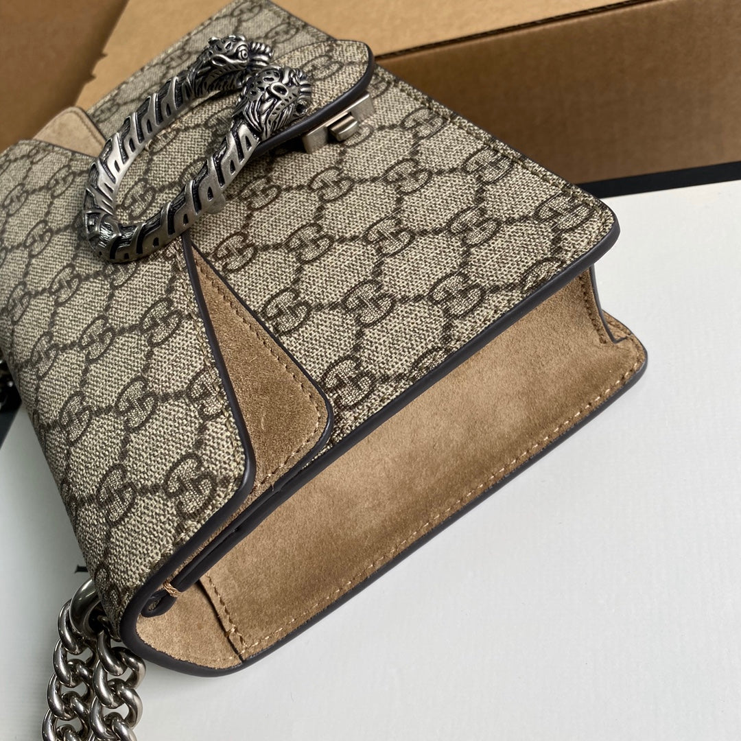 Gucci ‎‎421970 Dionysus GG Supreme mini bag beige