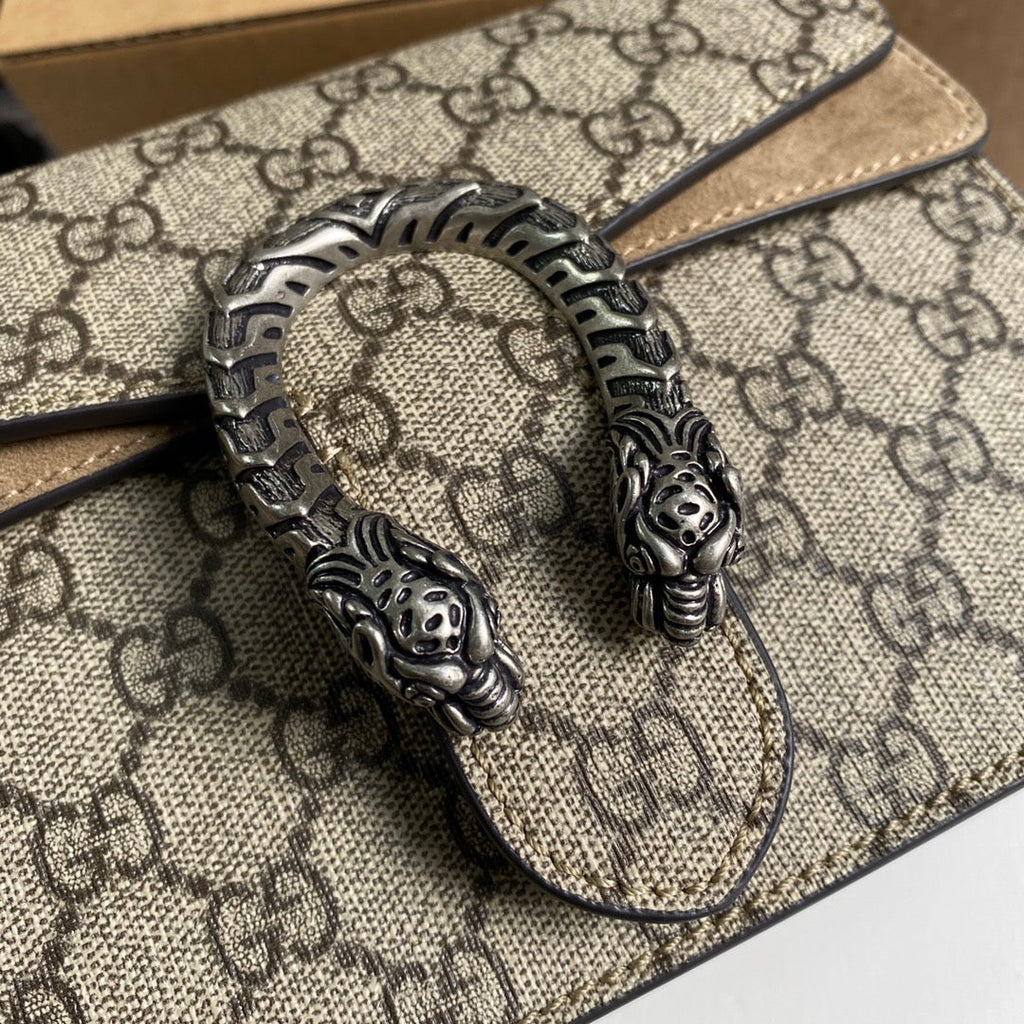 Gucci ‎‎421970 Dionysus GG Supreme mini bag beige