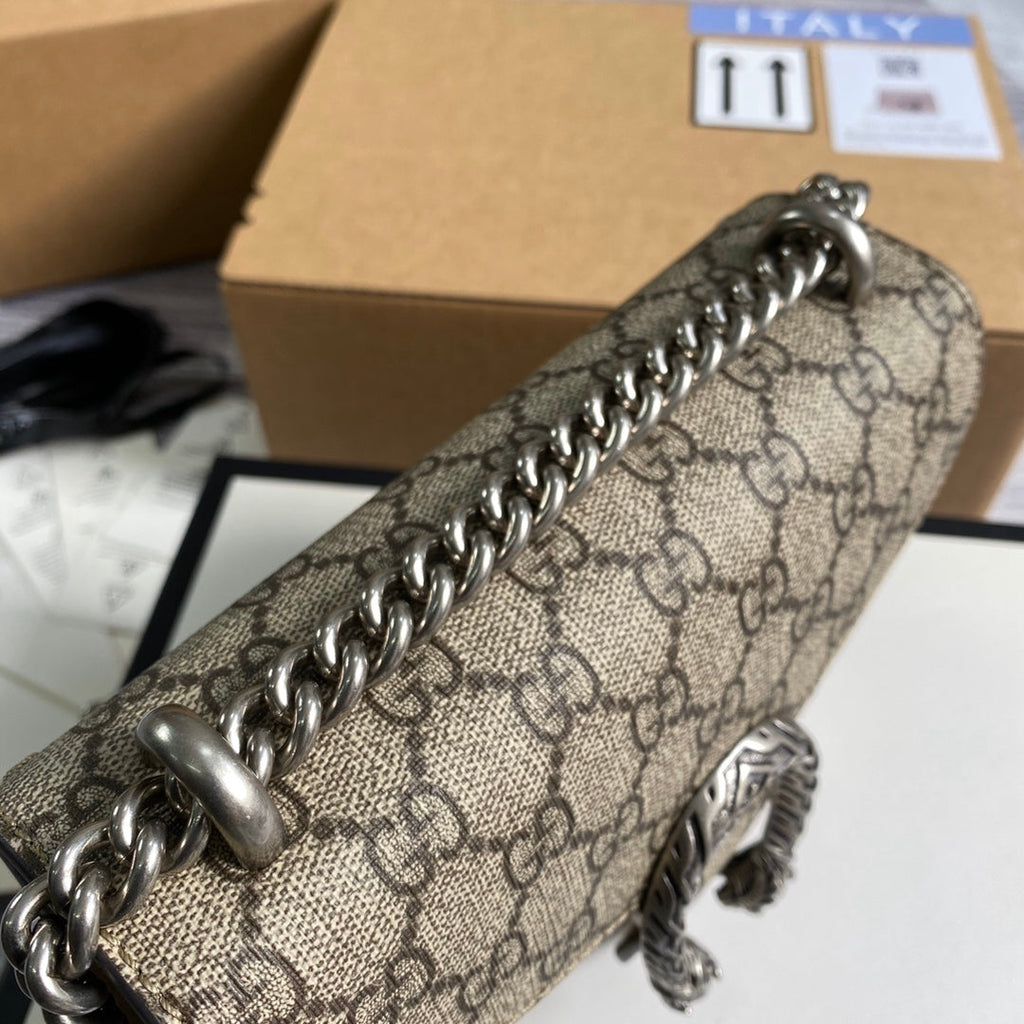 Gucci ‎‎421970 Dionysus GG Supreme mini bag beige