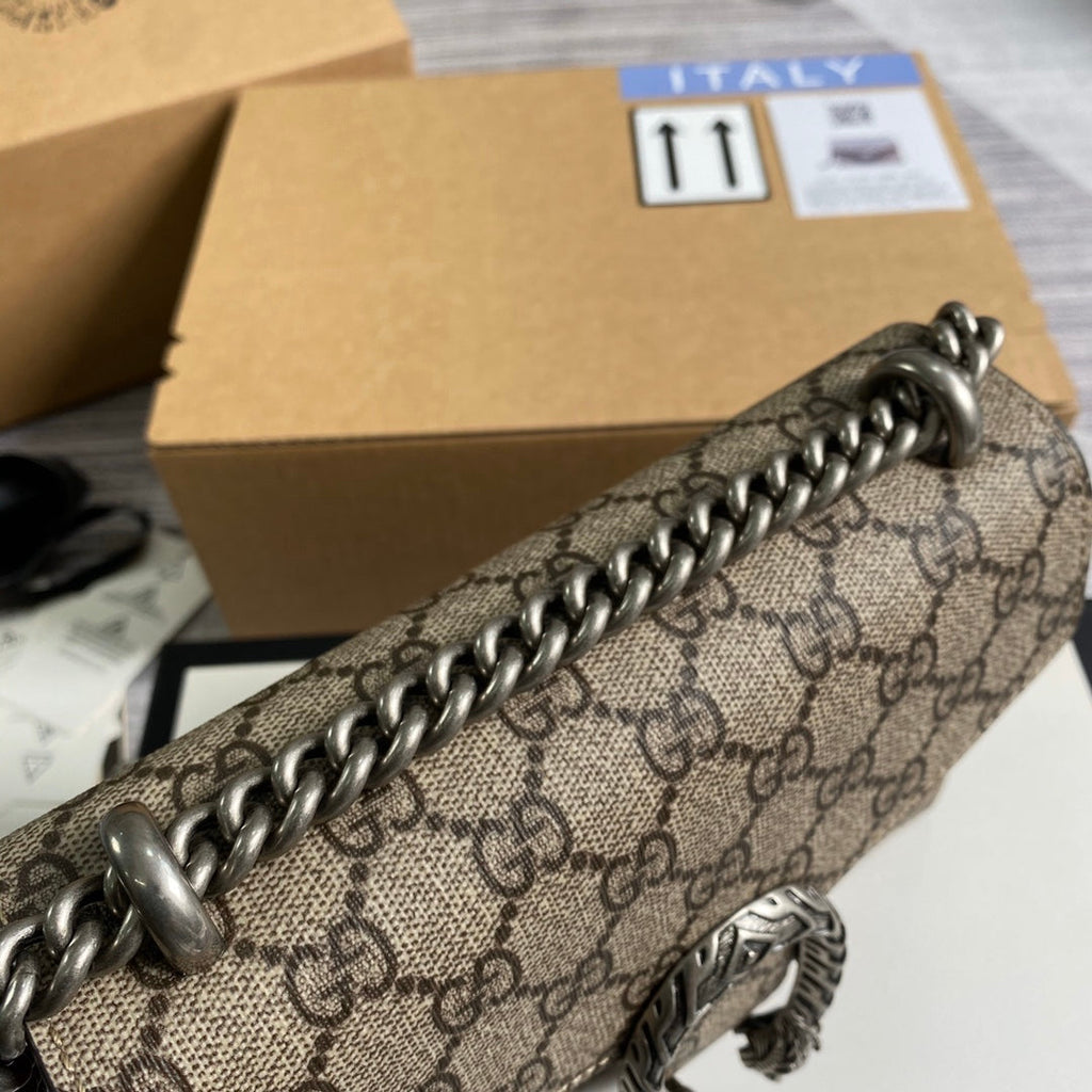 Gucci ‎‎421970 Dionysus GG Supreme mini bag wine red