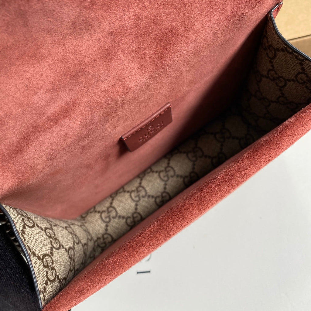 Gucci ‎‎421970 Dionysus GG Supreme mini bag wine red