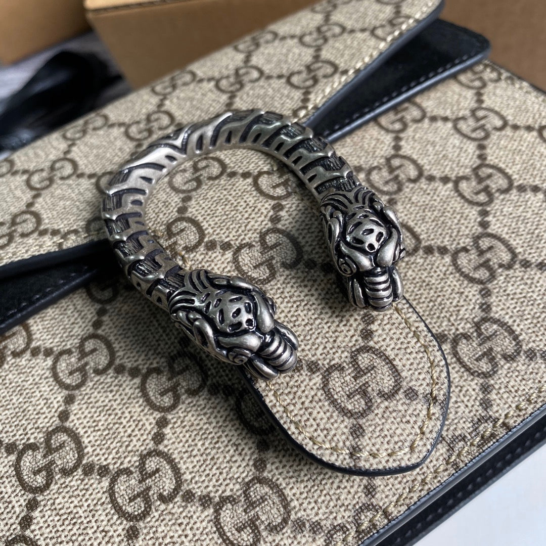 Gucci ‎‎421970 Dionysus GG Supreme mini bag black