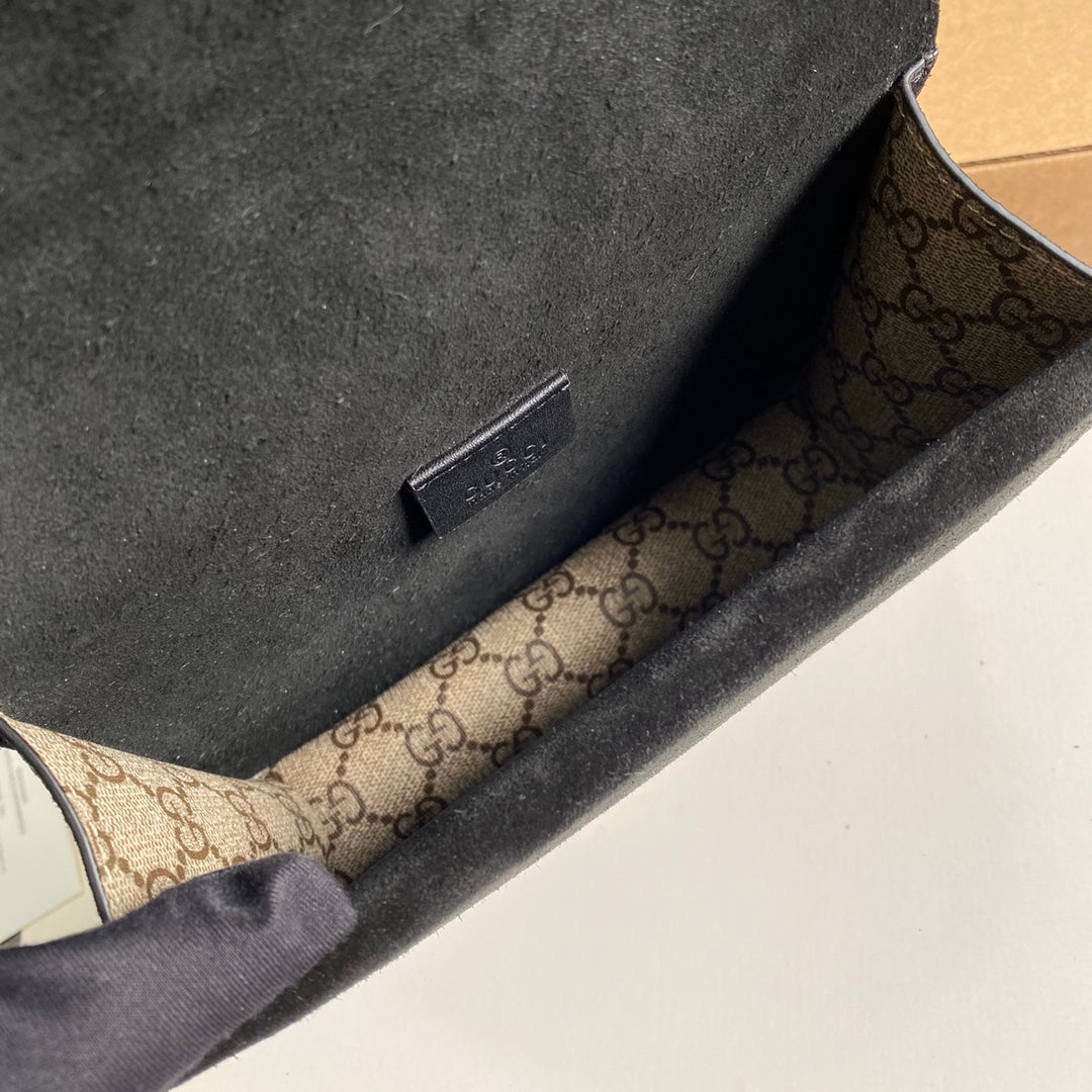Gucci ‎‎421970 Dionysus GG Supreme mini bag black